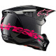 Casque moto cross Alpinestars S-M5 CORP Black/Pink
