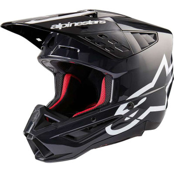 Casque moto cross Alpinestars S-M5 CORP Black/Gray