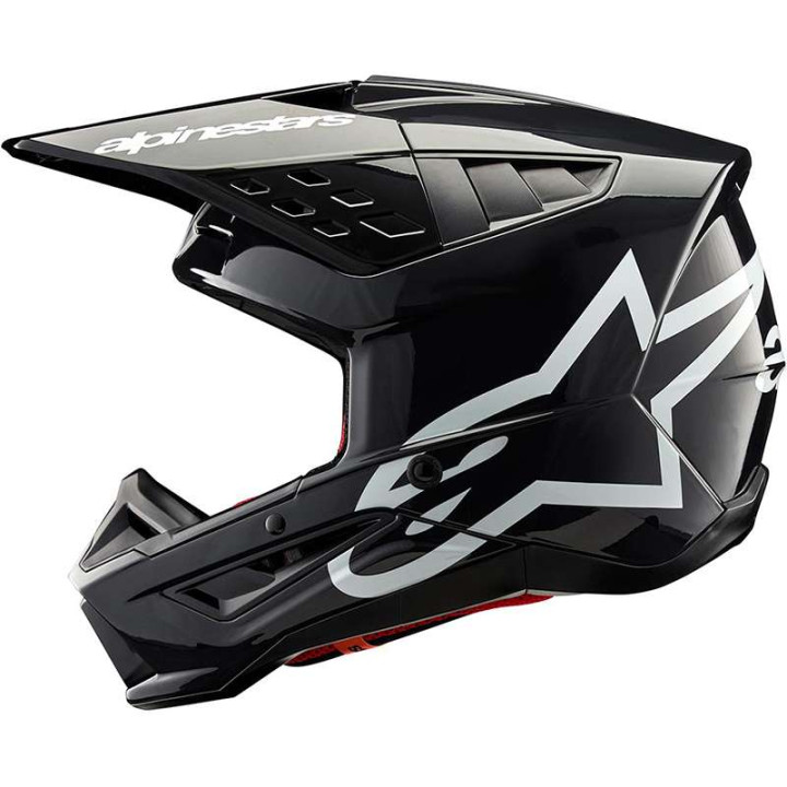 Casque moto cross Alpinestars S-M5 CORP Black/Gray
