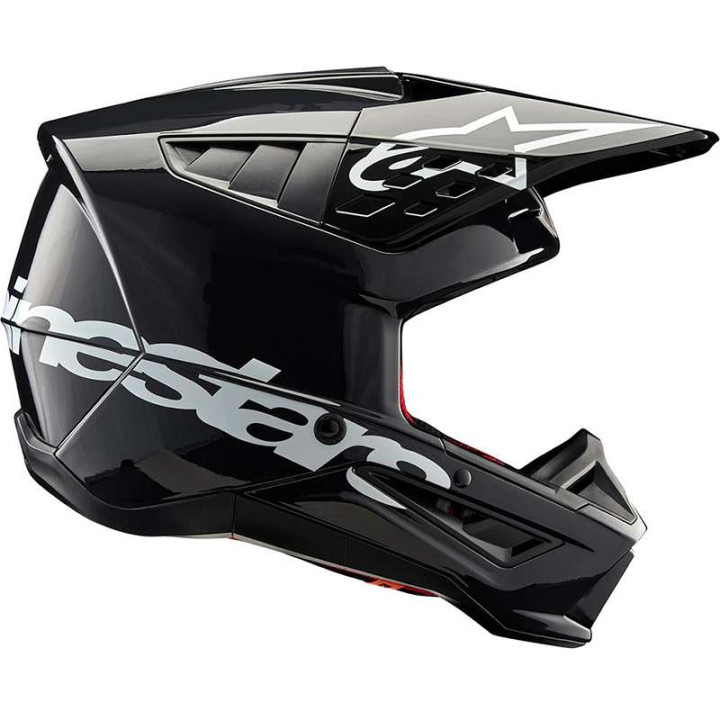 Casque moto cross Alpinestars S-M5 CORP Black/Gray