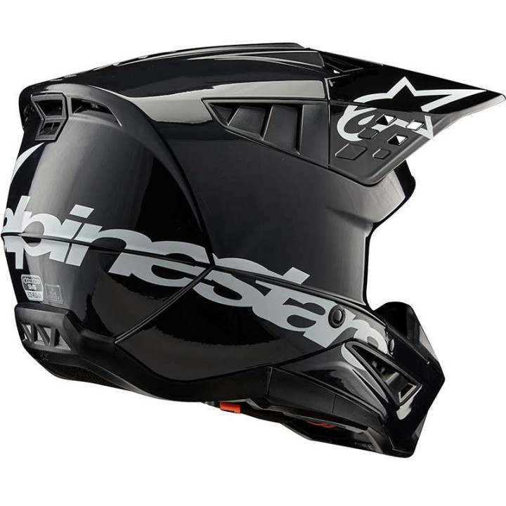 Casque moto cross Alpinestars S-M5 CORP Black/Gray