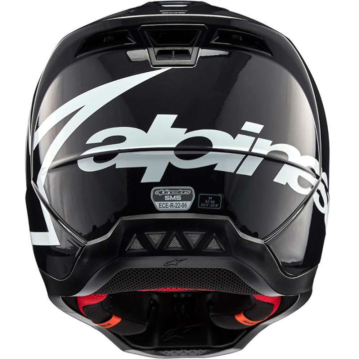 Casque moto cross Alpinestars S-M5 CORP Black/Gray
