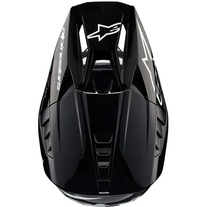 Casque moto cross Alpinestars S-M5 CORP Black/Gray