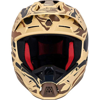 Casque moto cross Alpinestars S-M5 MINERAL Dark Brown