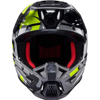 Casque moto cross Alpinestars S-M5 ROVER 2 Black/Grey/Yellow Fluo