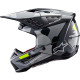 Casque moto cross Alpinestars S-M5 ROVER 2 Black/Grey/Yellow Fluo