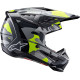 Casque moto cross Alpinestars S-M5 ROVER 2 Black/Grey/Yellow Fluo