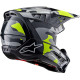 Alpinestars S-M5 ROVER 2 Black/Grey/Yellow Fluo motocross helmet Alpinestars S-M5 ROVER 2 Black/Grey/Yellow Fluo motocross helmet