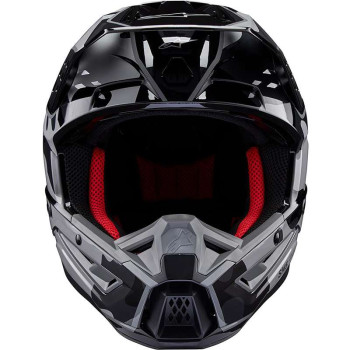 Casque moto cross Alpinestars S-M5 ROVER 2 Black/Silver