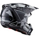 Casque moto cross Alpinestars S-M5 ROVER 2 Black/Silver