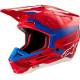 Casque moto cross Alpinestars S-M5 ACTION 2 Red/Blue