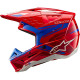 Casque moto cross Alpinestars S-M5 ACTION 2 Red/Blue