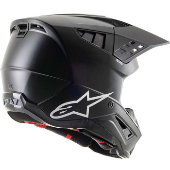 Casque moto cross Alpinestars S-M5 SOLID Black Matt