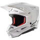 Casque moto cross Alpinestars S-M5 SOLID White