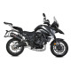 Mivv-approved OVAL Classic Carbon muffler (E.012.LEC) BENELLI TRK 702/X