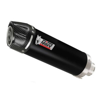 Mivv GP-approved muffler Inox black (H.062.LXBC) HONDA CB500 F 