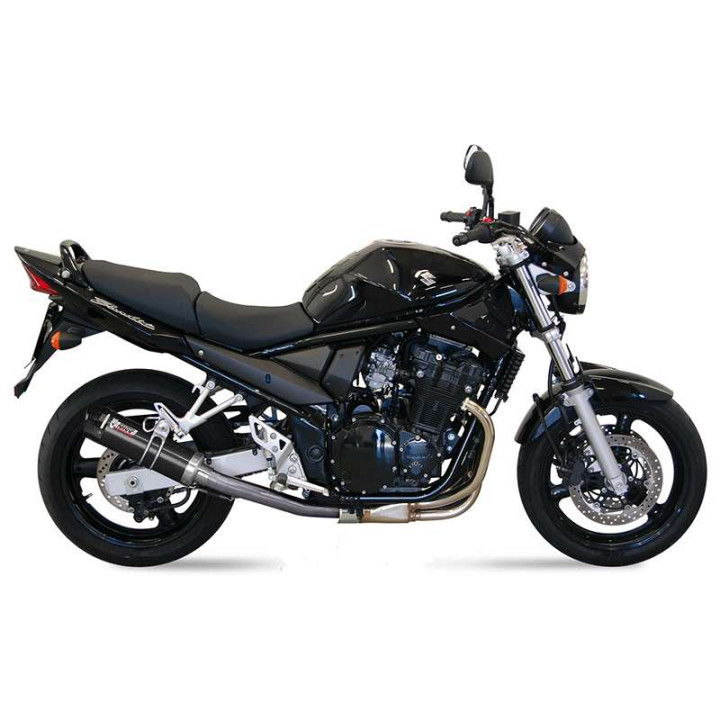 Mivv GP-approved muffler Inox black (S.017.LXBC) SUZUKI GSF650 BANDIT