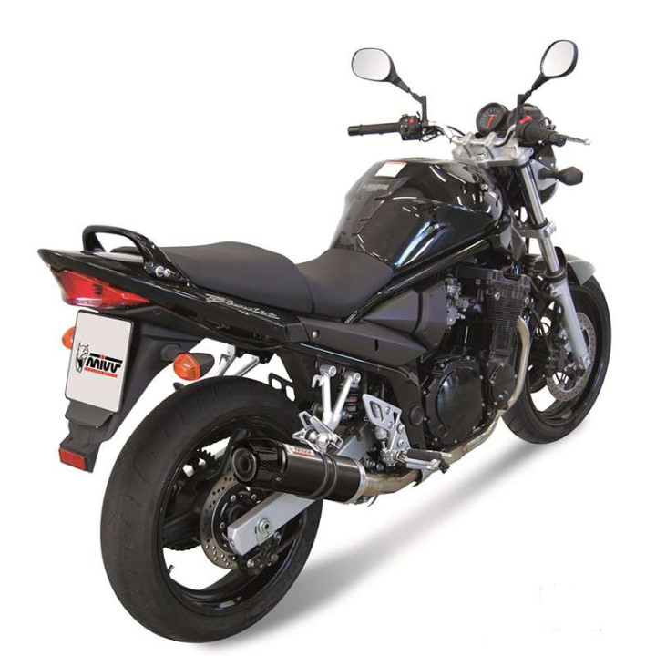 Mivv GP-approved muffler Inox black (S.017.LXBC) SUZUKI GSF650 BANDIT