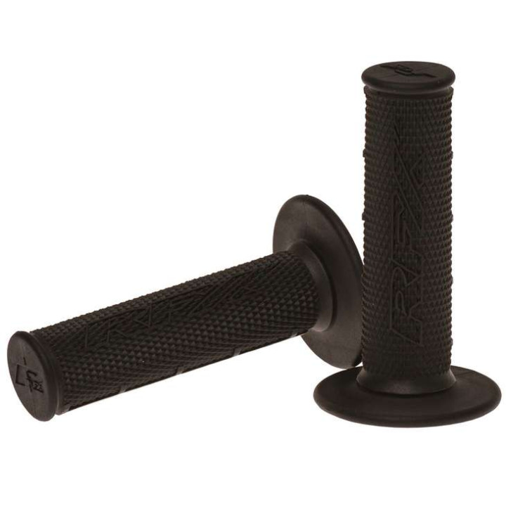 Poignées guidon moto RFX bi-composant Pro Series Noir/Noir Poignées guidon moto RFX bi-composant Pro Series Noir/Noir