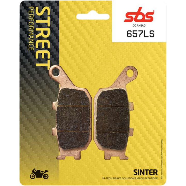 Plaquettes de frein sinter SBS 657LS
