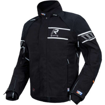 Veste moto Rukka RAPTO-R Gore Tex 3 couches Noir/Argent