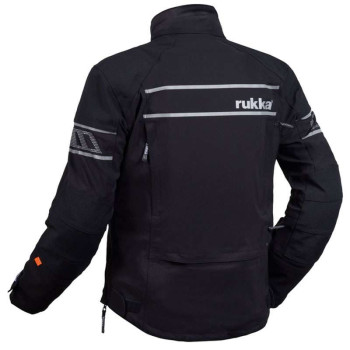 Veste moto Rukka RAPTO-R Gore Tex 3 couches Noir/Argent