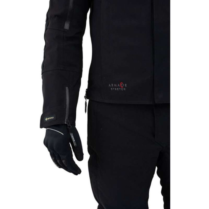 Veste moto Rukka RAPTO-R Gore Tex 3 couches Noir/Argent