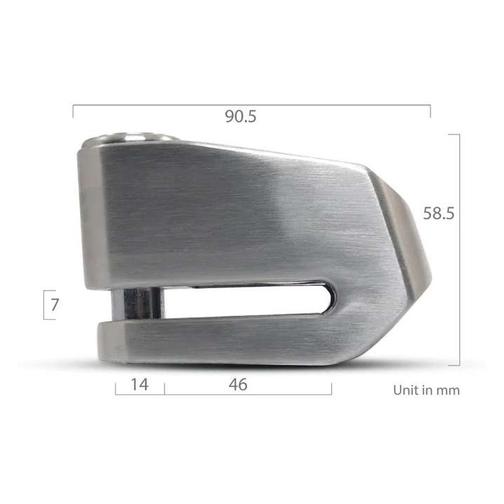 Bloque disque alarmé CRANNS VD14 Bluetooth SRA