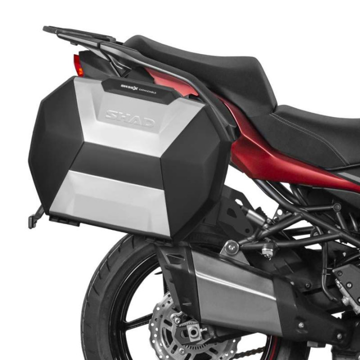 Kit valises Shad SH38X ALU + supports 3P (K0VR14IF) KAWASAKI VERSYS 1000