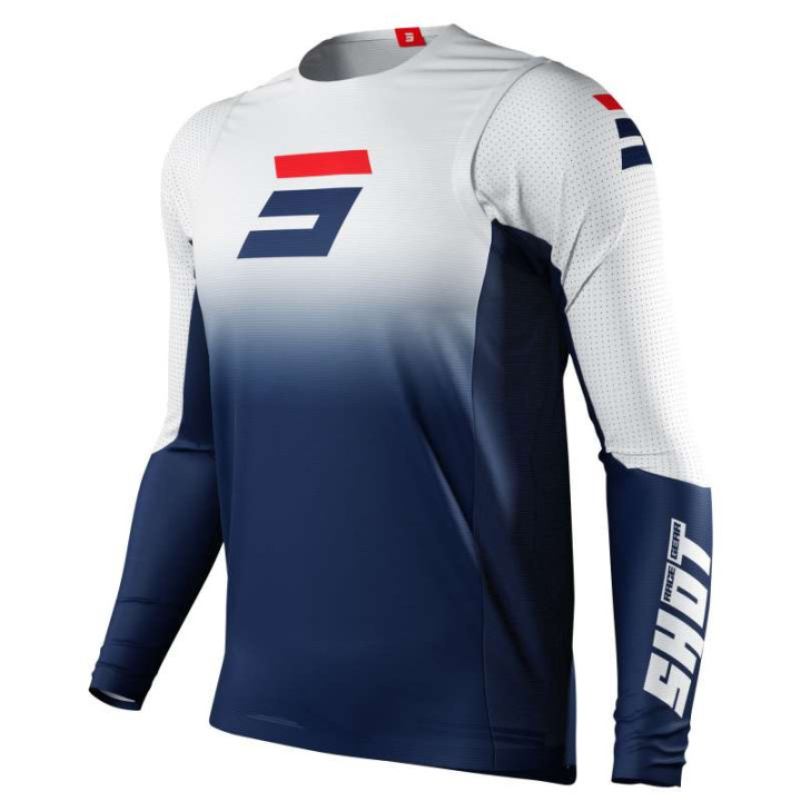 Maillot moto cross Shot AEROLITE GRADIENT BLUE Maillot moto cross Shot AEROLITE GRADIENT BLUE