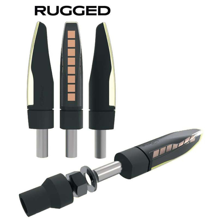 Puig RUGGED sequential motorcycle turn signals (21784N)