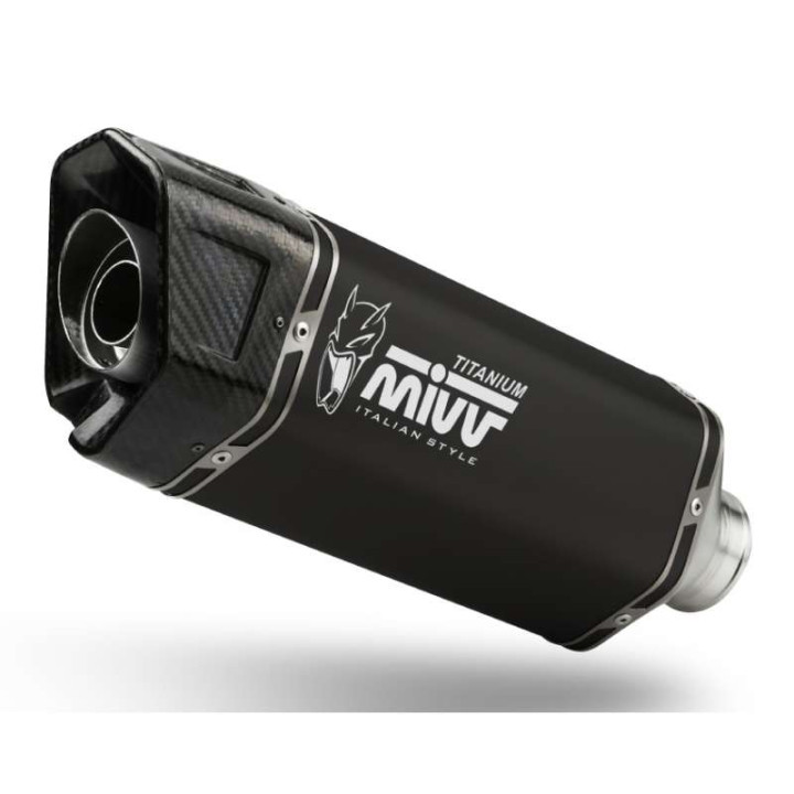 Mivv SR-1 Titanium muffler, black (B.042.LR1TB) R1300GS