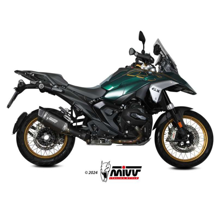Mivv SR-1 Titanium muffler, black (B.042.LR1TB) R1300GS