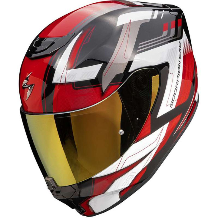 Scorpion EXO-391 CAPTOR BLACK/BLANC/RED helmet