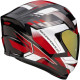 Scorpion EXO-391 CAPTOR BLACK/BLANC/RED helmet
