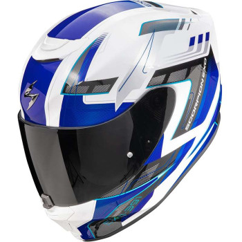 Casque Scorpion EXO-391 CAPTOR BLANC/BLEU