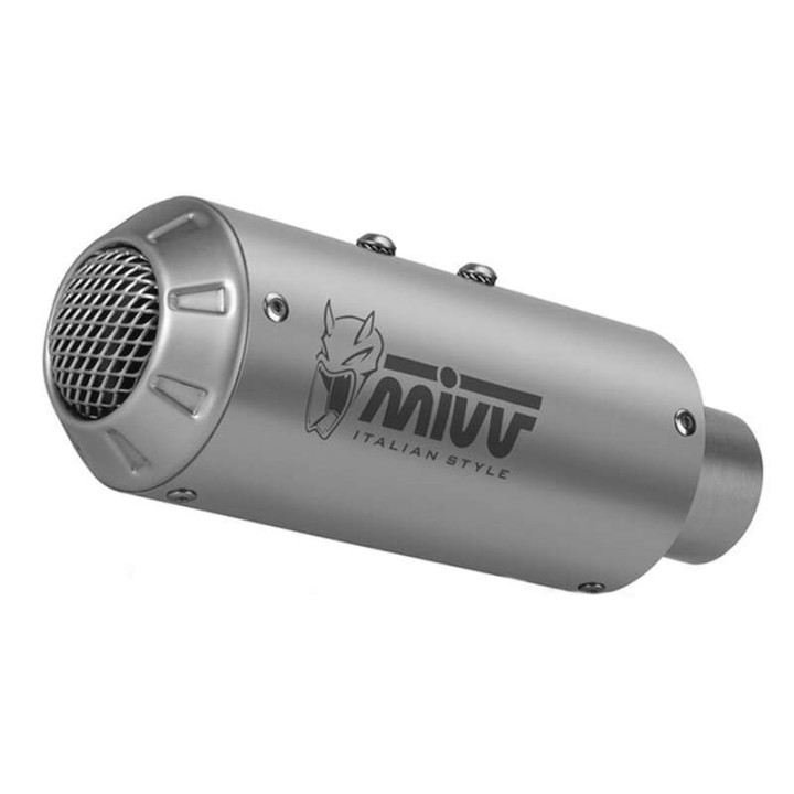 Mivv MK3 stainless steel approved muffler (E.005.LM3X) BENELLI 502 C