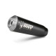 Silencieux Homologué Mivv X-M1 Inox noir (HU.005.LC4B) HUSQVARNA SVARTPILEN 125 21-