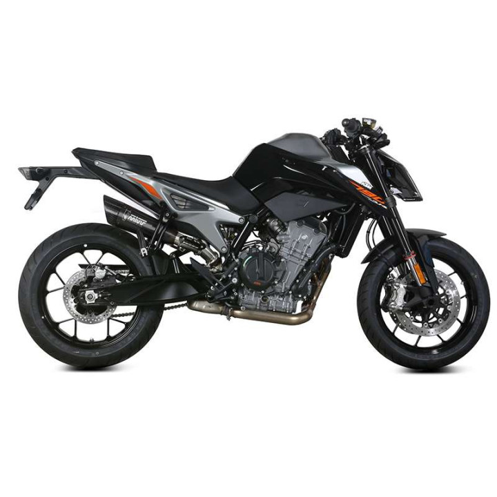 Silencieux Homologués Mivv X-M5 inox noir (KT.020.LC5B) KTM 790/890 Duke