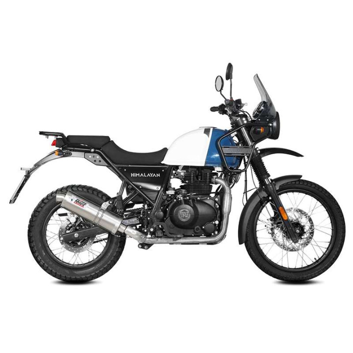 Mivv OVAL stainless steel silencer (RE.001.LX1) ROYAL ENFIELD HIMALAYAN