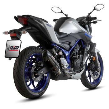 Silencieux homologué Mivv SUONO Inox noir (Y.055.L9) YAMAHA MT-03