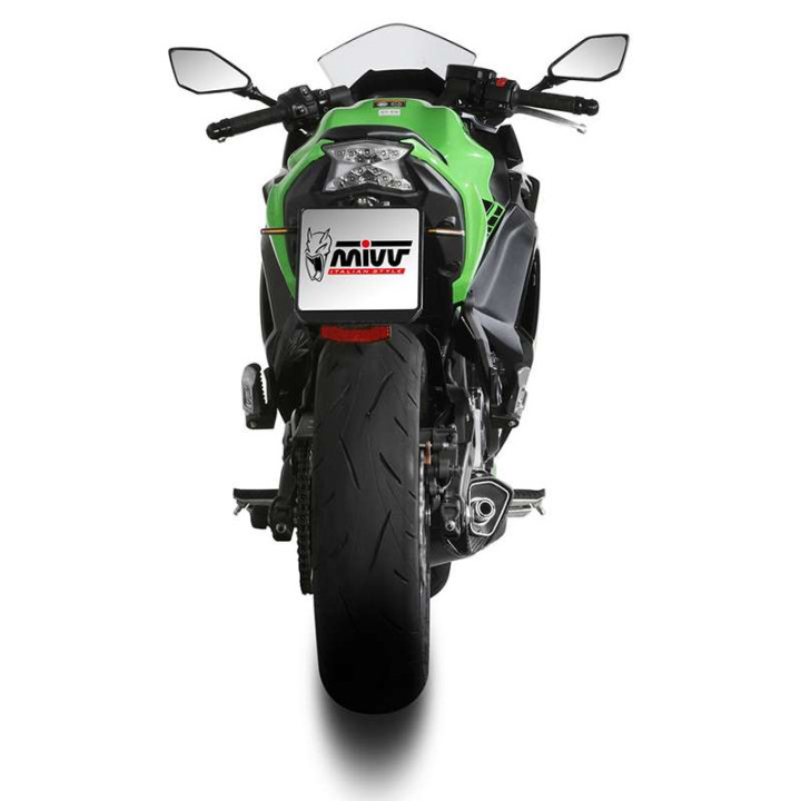 Ligne complète Mivv DELTA RACE Inox (K.057.LDRX) KAWASAKI NINJA 650/Z650 24-