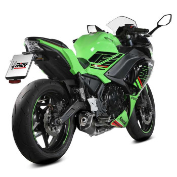 Ligne complète Mivv DELTA RACE Inox noir (K.057.LDRB) KAWASAKI NINJA 650/Z650 24-
