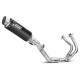 Ligne complète Mivv GP PRO inox noir (K.058.LXBP) KAWASAKI NINJA 650/Z650 24-