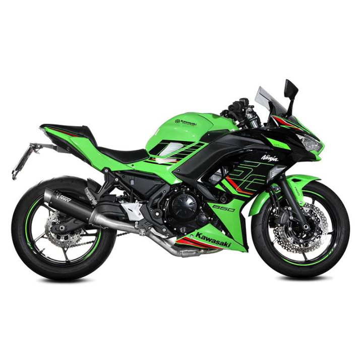 Ligne complète Mivv GP PRO inox noir (K.058.LXBP) KAWASAKI NINJA 650/Z650 24-
