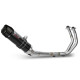 Ligne complète Mivv GP inox noir (Y.045.LXBC) YAMAHA MT-07