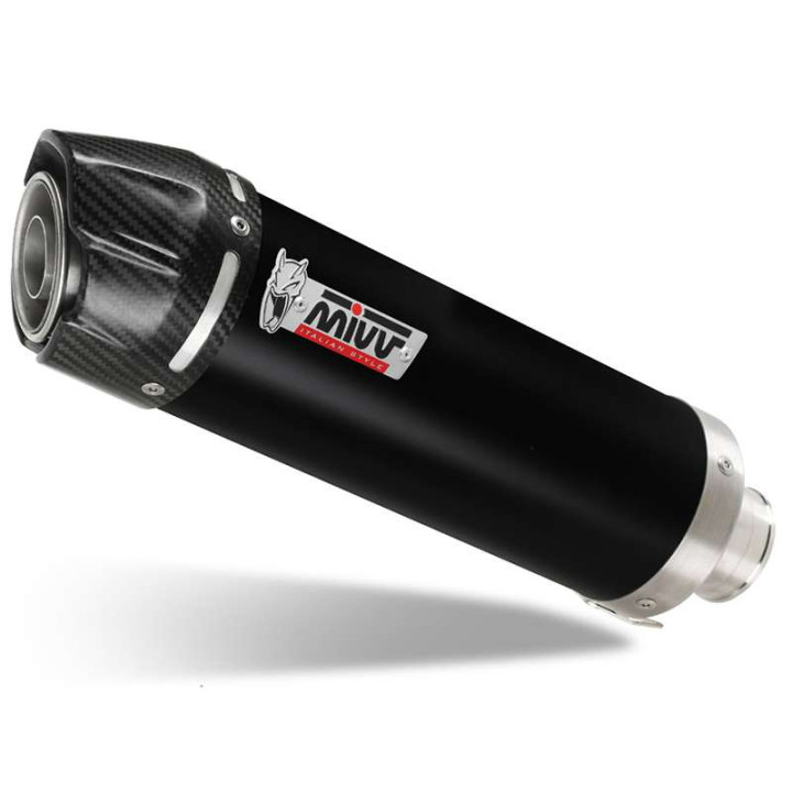 Mivv GP-approved muffler Inox black (S.030.LXBC) SUZUKI GSX650F