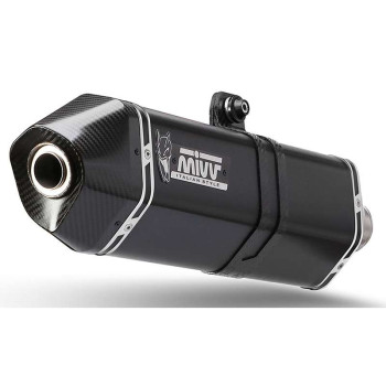 Mivv-approved SPEED EDGE Inox black muffler (HU.002.LRB) HUSQVARNA NORDEN 901