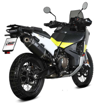 Mivv-approved SPEED EDGE Inox black muffler (HU.002.LRB) HUSQVARNA NORDEN 901
