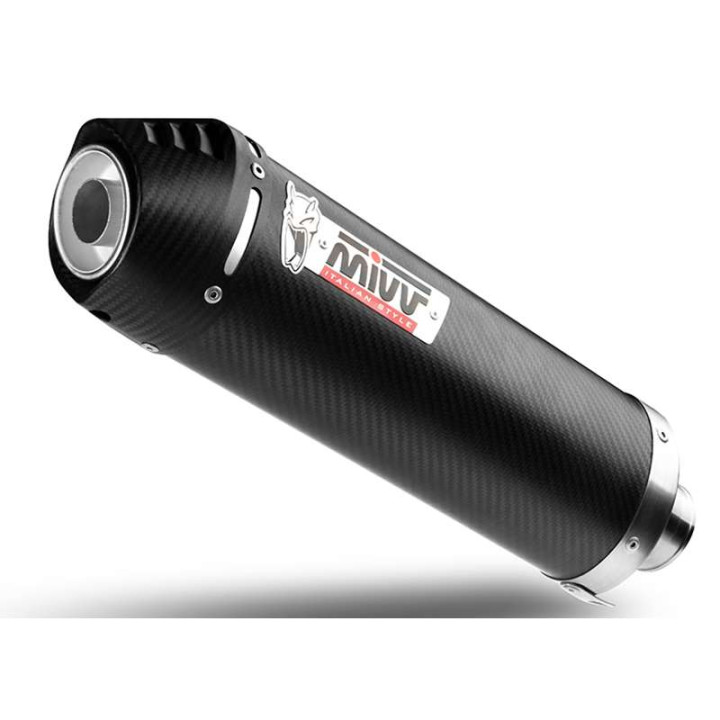 Silencieux homologué Mivv OVAL Carbone (E.004.LEC) BENELLI TRK 502 X
